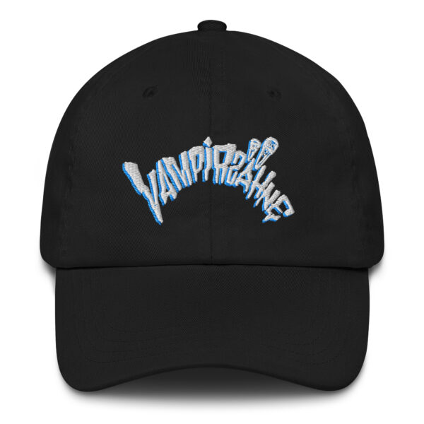 "Vampirzähne" - Dad-Hat (weiß/schwarz) – Bild 3