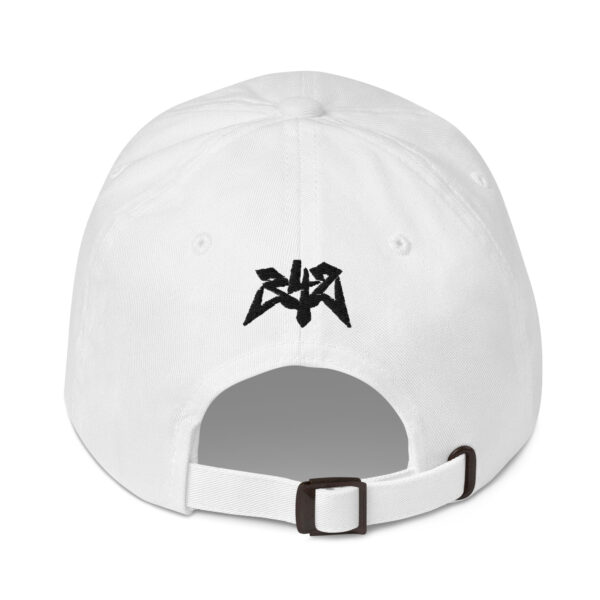 "Vampirzähne" - Dad-Hat (weiß/schwarz) – Bild 2