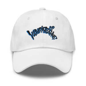 "Vampirzähne" - Dad-Hat (weiß/schwarz)