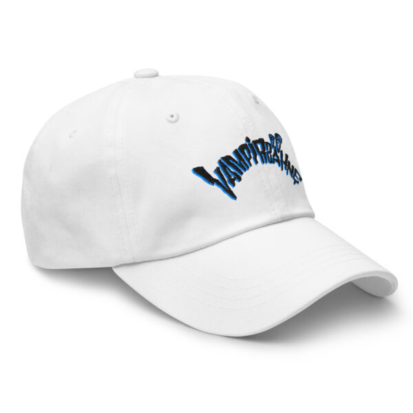 "Vampirzähne" - Dad-Hat (weiß/schwarz) – Bild 5