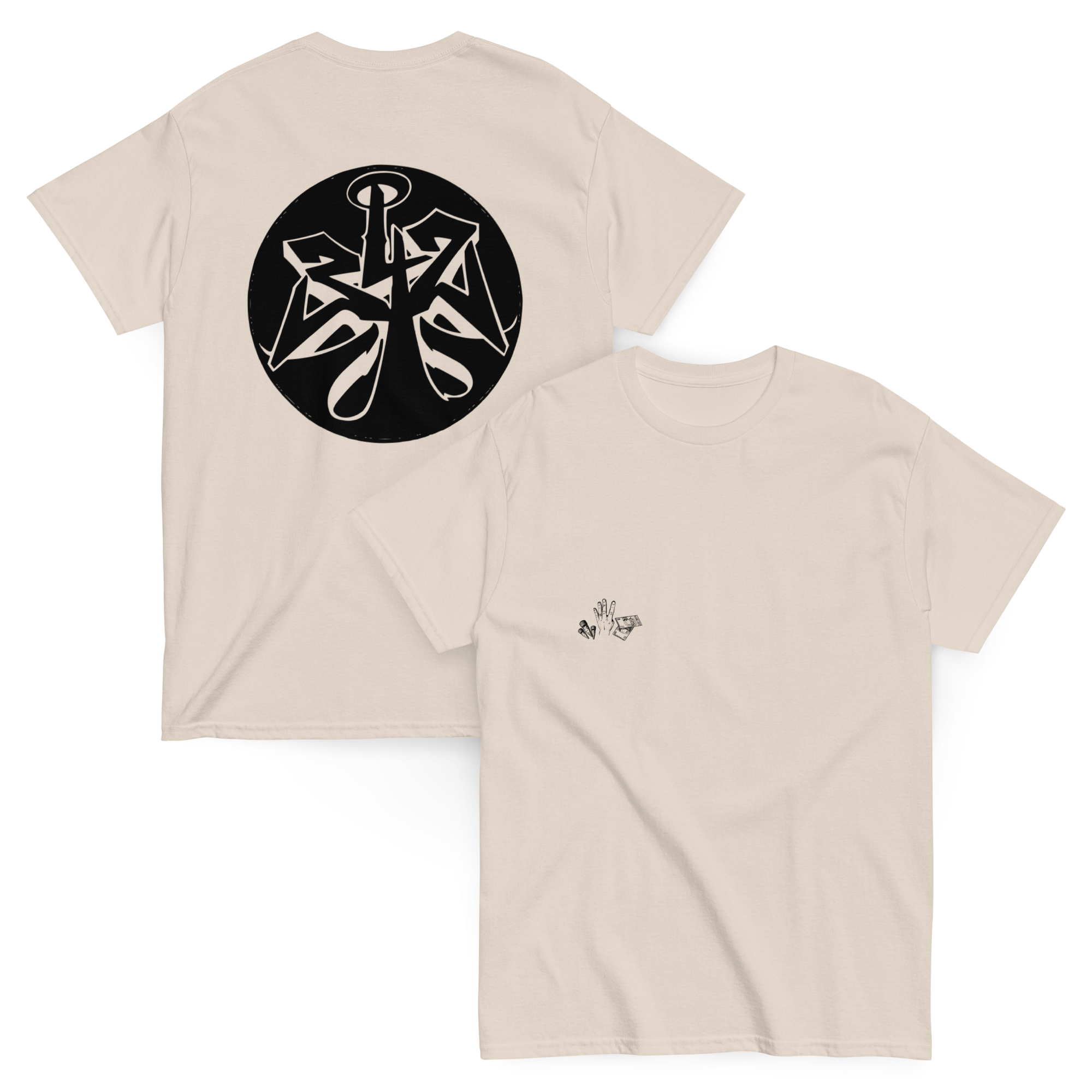 unisex-classic-tee-natural-front-and-back-68df7c68d8dcc "342" T-Shirt