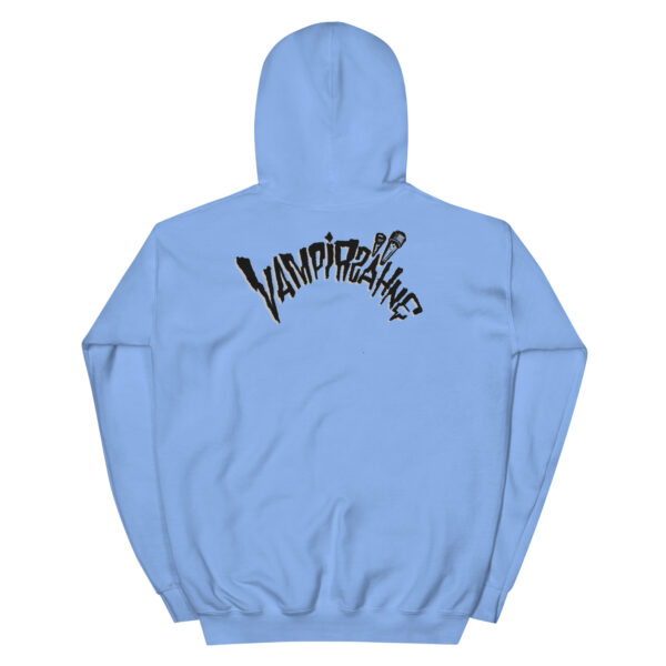 "Vampirzähne" - Hoodie Vol.2 (grau/blau/rosa) – Bild 4