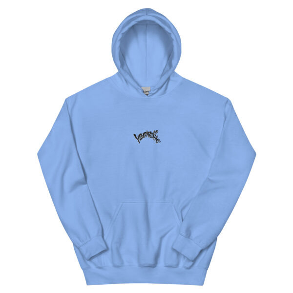 "Vampirzähne" - Hoodie Vol.1 (grau/blau/rosa) – Bild 3