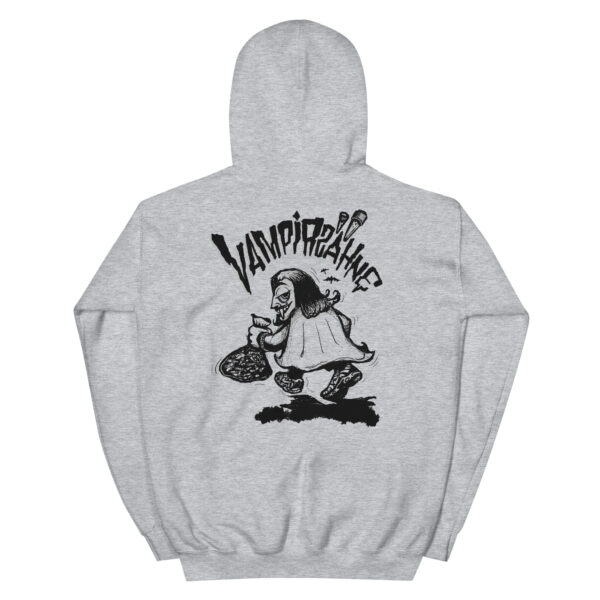 "Vampirzähne" - Hoodie Vol.1 (grau/blau/rosa) – Bild 2