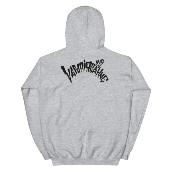 "Vampirzähne" - Hoodie Vol.2 (grau/blau/rosa) – Bild 2