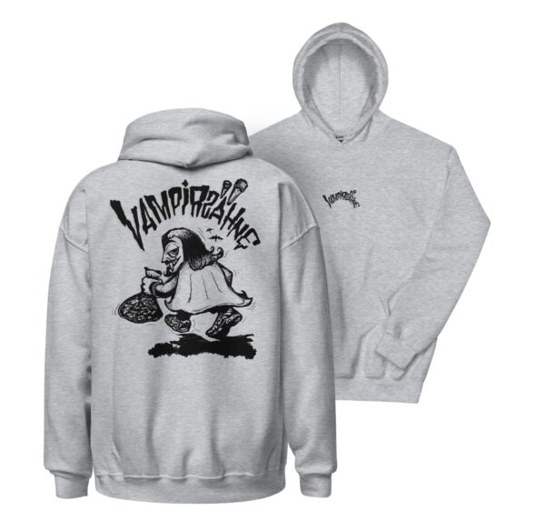 "Vampirzähne" - Hoodie Vol.1 (grau/blau/rosa) – Bild 5